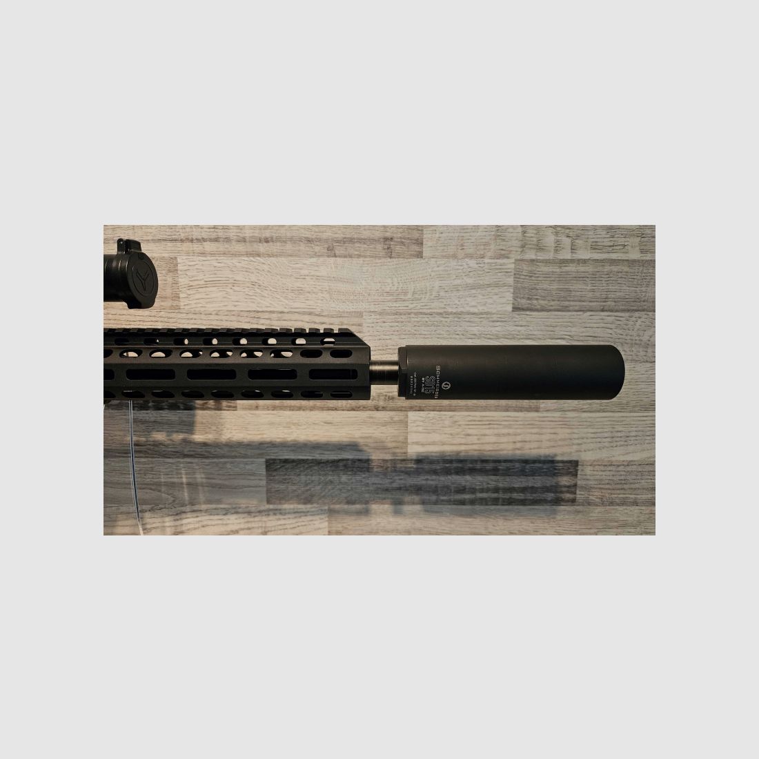 Neuware vom Fachhandel - Schmeisser AR-15 S4F 10,5" Kal. .223Rem - Set mit Schalldämpfer + ZF