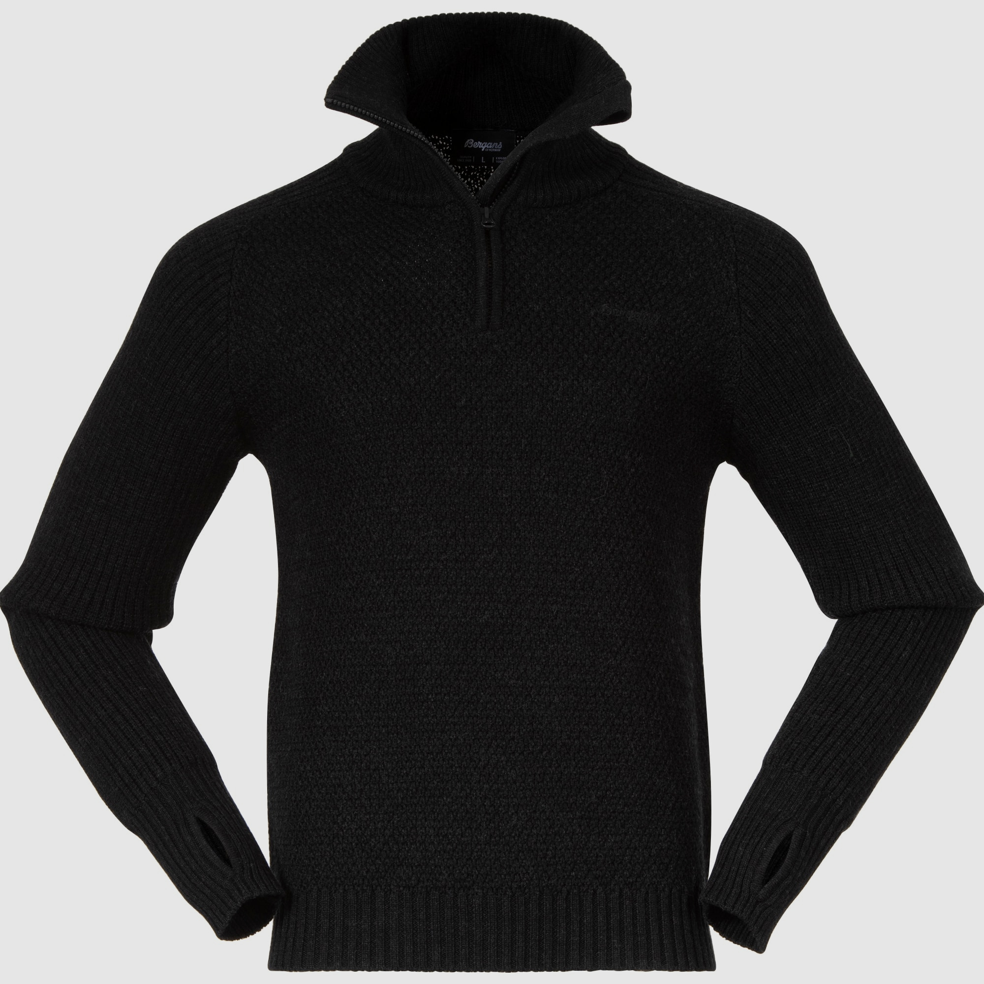 Bergans Ulriken Pullover Herren Schwarz L