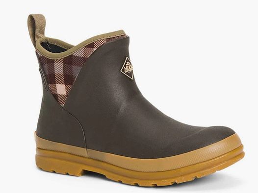 Muck Boot Originals Pull On Ankle Brown/Plaid