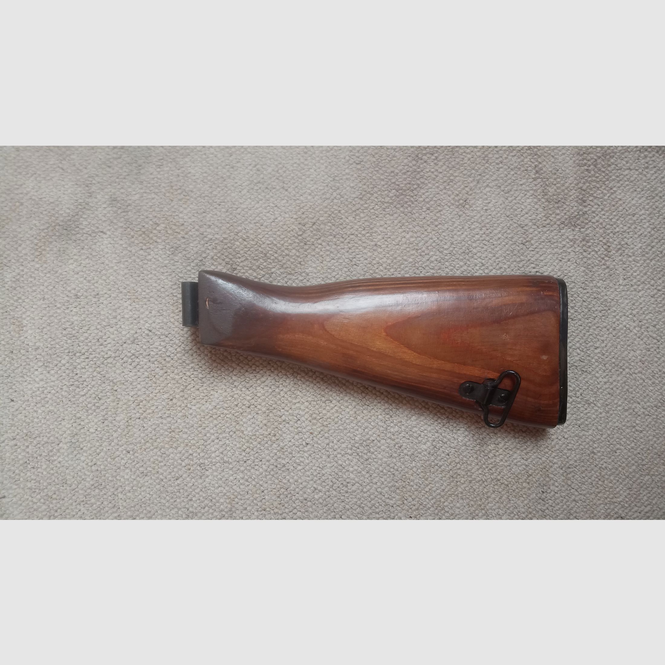 Russischer AK Holzschaft mit Adapter für Yunker Co2 Gewehr im AK74 Festschaft Look