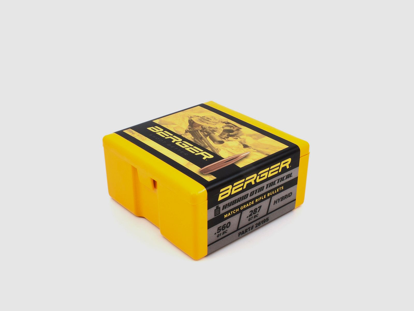 Berger Geschosse 6,5 mm / .264 130GR AR Hybrid OTM Tactical 500 Stk. #26195