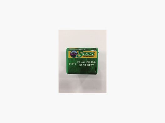 SIERRA Pociski .22 52GR QT 100 sztuk