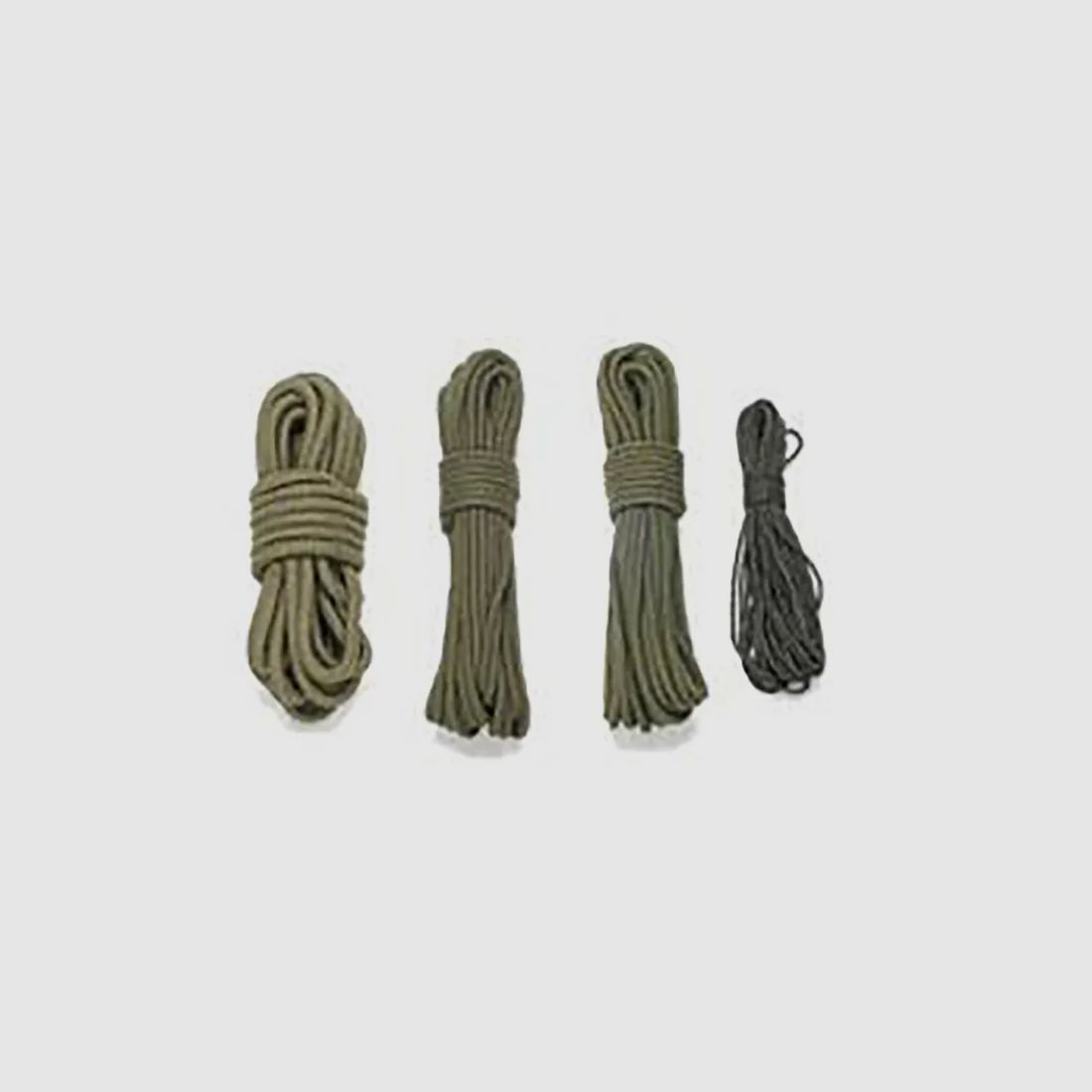 Fune, oliva, 9 mm, 15 metri Materiale: 100% nylon 0,66 €/m *** Attenzione: Non è una corda da arrampicata! ***