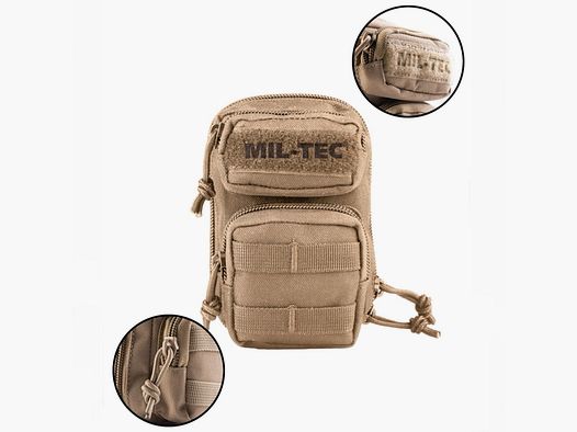 Mini Rucksack Schlüsselanhänger TAN