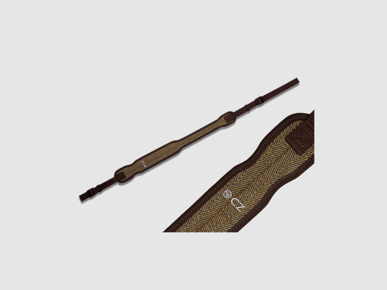 Sangle de fusil CZ nylon / rubber - tweed
