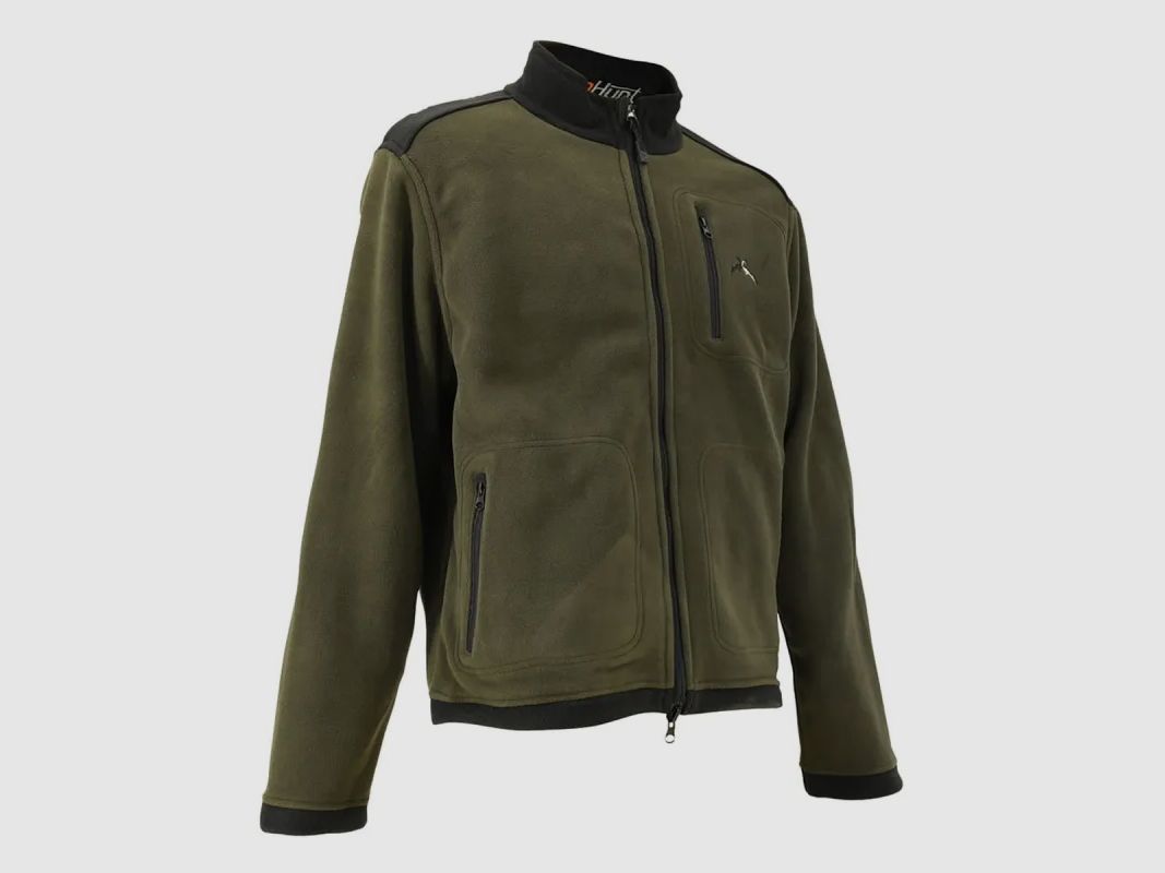 Reversibler Fleece-Jacke Pro Hunt Polyester khaki/blaze M bis 4XL, Bild 6 von 16