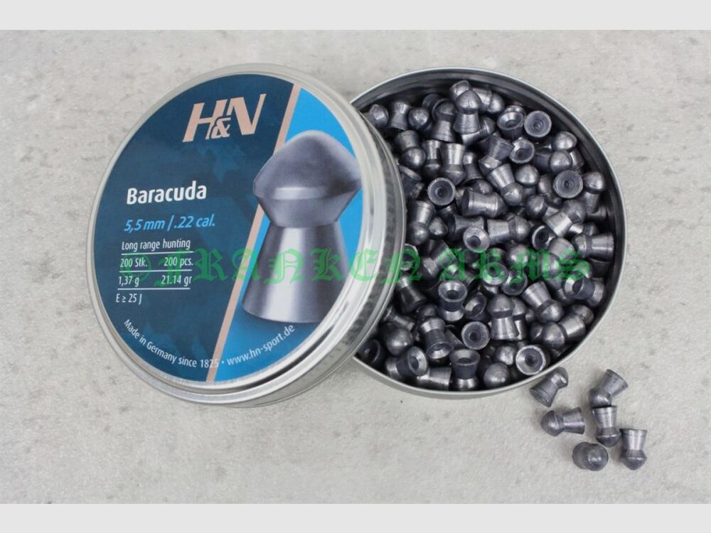 H&N Baracuda 5,5mm 200 Stück Staffelpreise