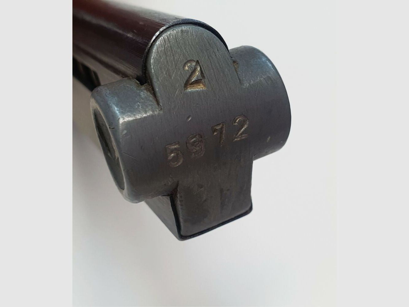 VEB Ernst-Thälmann-Werk Suhl Originalmagazin DDR VoPo für Pistole Mauser P08 - 9mmLuger - 8 Schuss, Bild 3 von 5