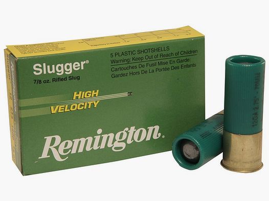 Patronen für Flinte 12/70 REMINGTON Slugger High Velocity
