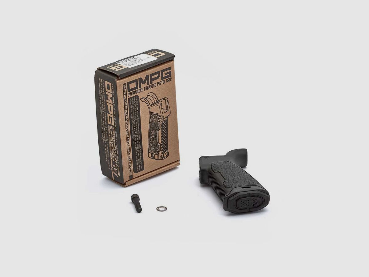 Strike Industries AR Overmol SI-AR-OMPG-15ded Ulepszony chwyt pistoletowy - 15 stopni z polimeru, zdjęcie 2 z 3