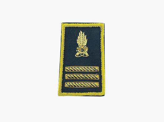 GUARDIA DI FINANZA – Bestickte Tubolari Maresciallo Capo aus Kanottiglia (Paar)