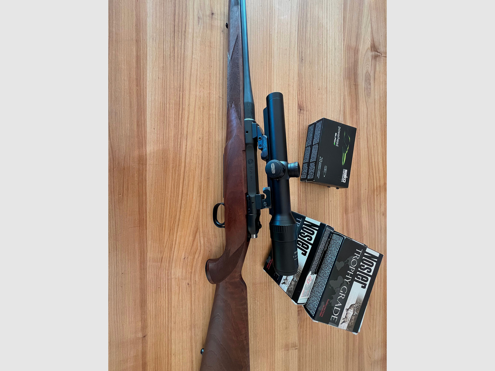 Heym SR21 Allround 9,3x62 & Munition & Glas - *Cetakote* *Blaser KickStop* *Sonnenschliff*