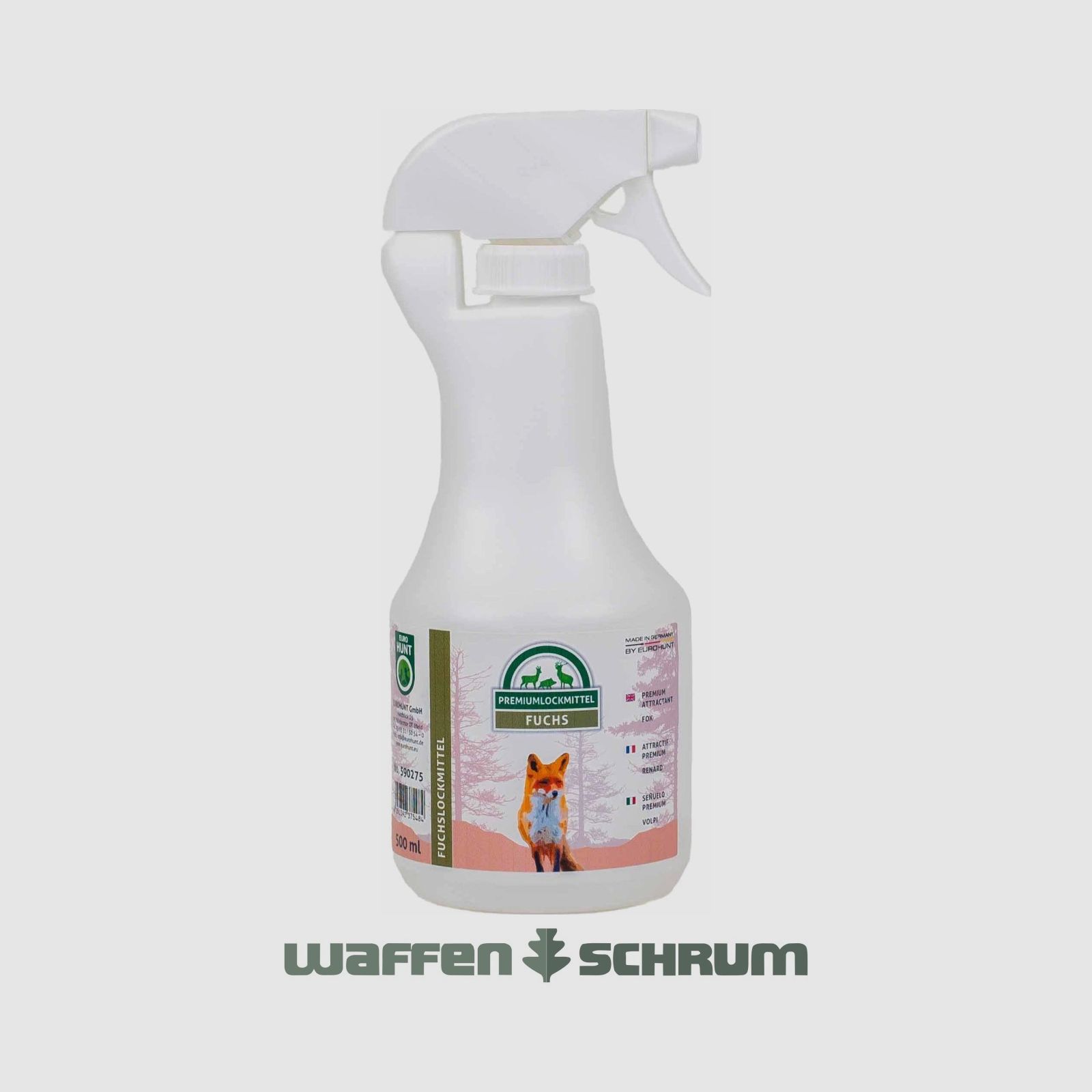Eurohunt Attractif pour Renards Flacon Spray à Pompe 500ml