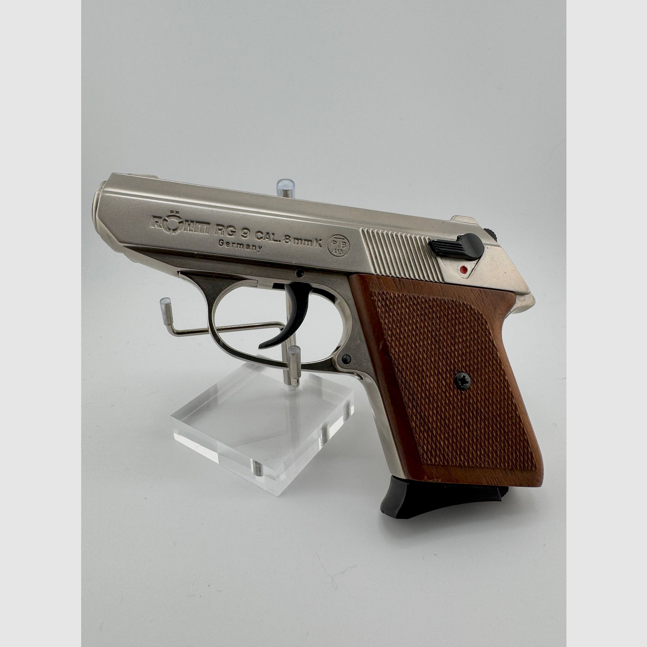 Röhm RG 9 nichelato - PTB 413 - Anno di prova KC (1992)