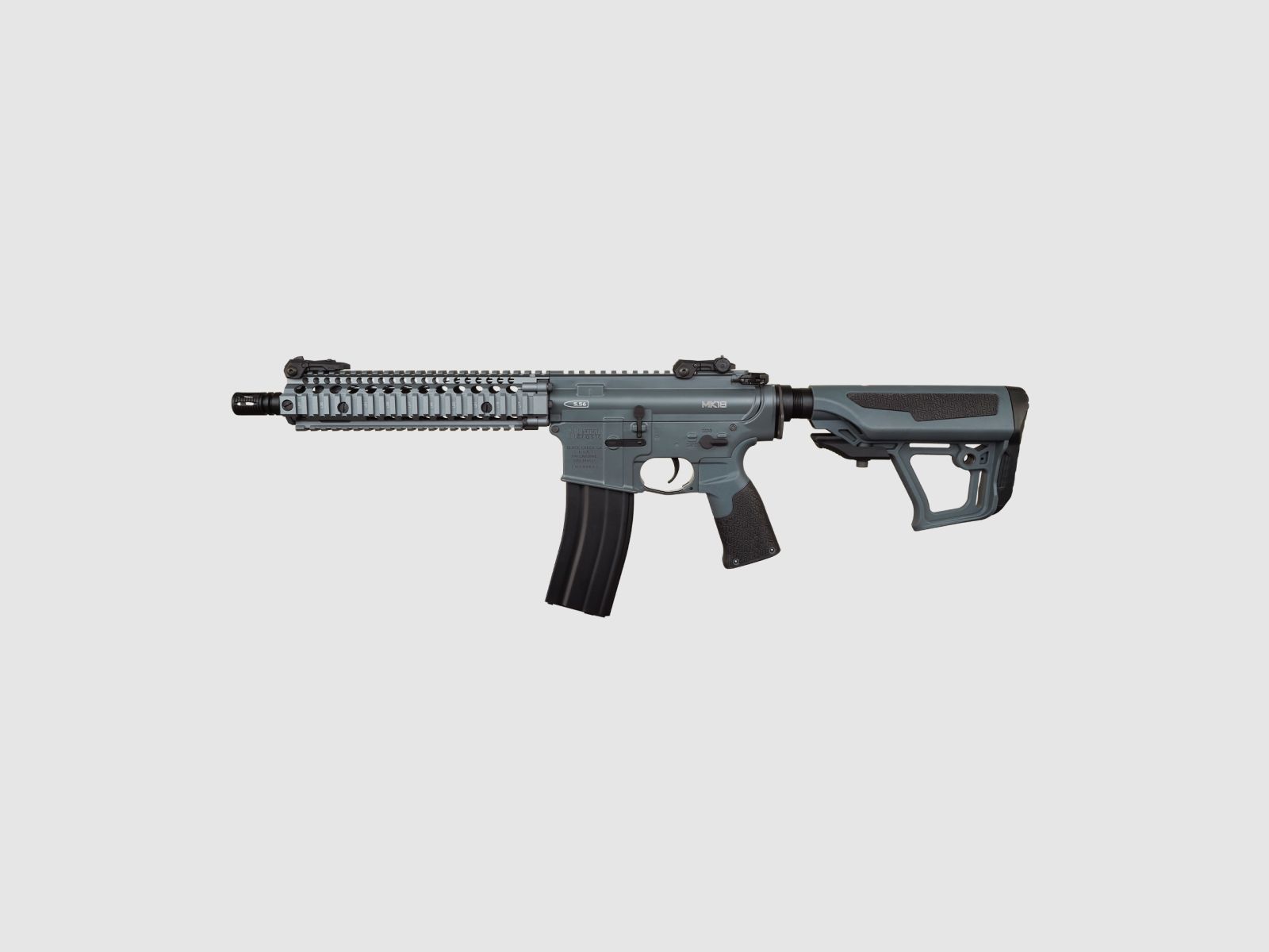 ICS EMG Daniel Defense MK18 S3 (IMG-180S3-1) Rifle Airsoft Gris S-AEG a partir de 18 años
