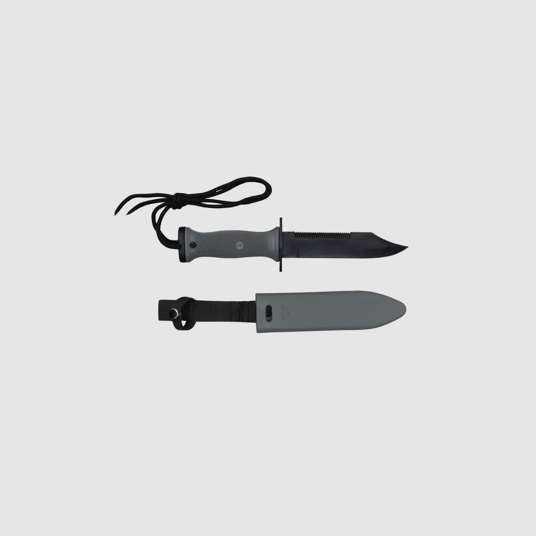 US Navy Kampfmesser MK3 m. Plastikscheide (Nachbau) Dunkelgrau / Grau-Blau