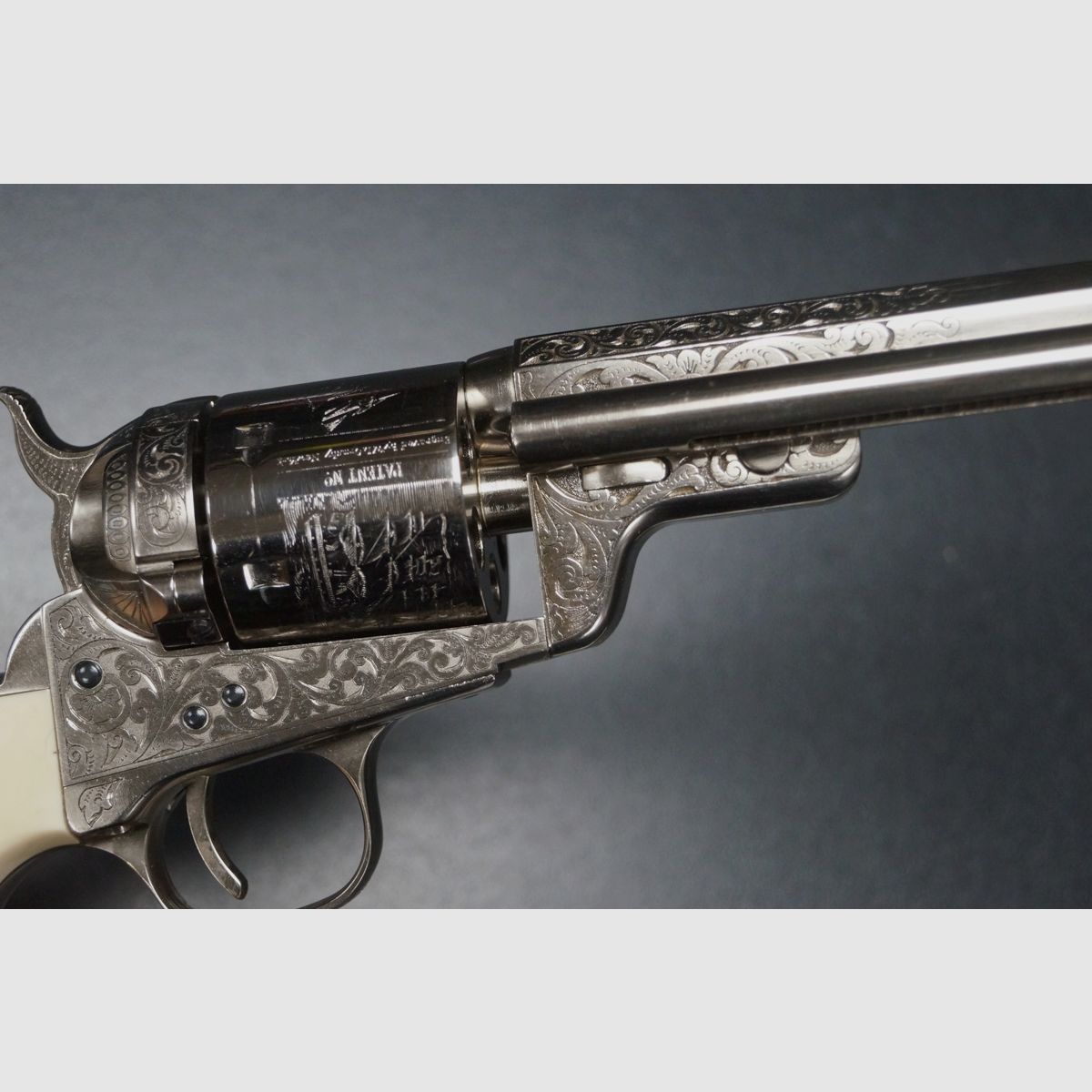 Uberti Richard-Mason Navy Vernickelt Graviert, Bild 2 von 9