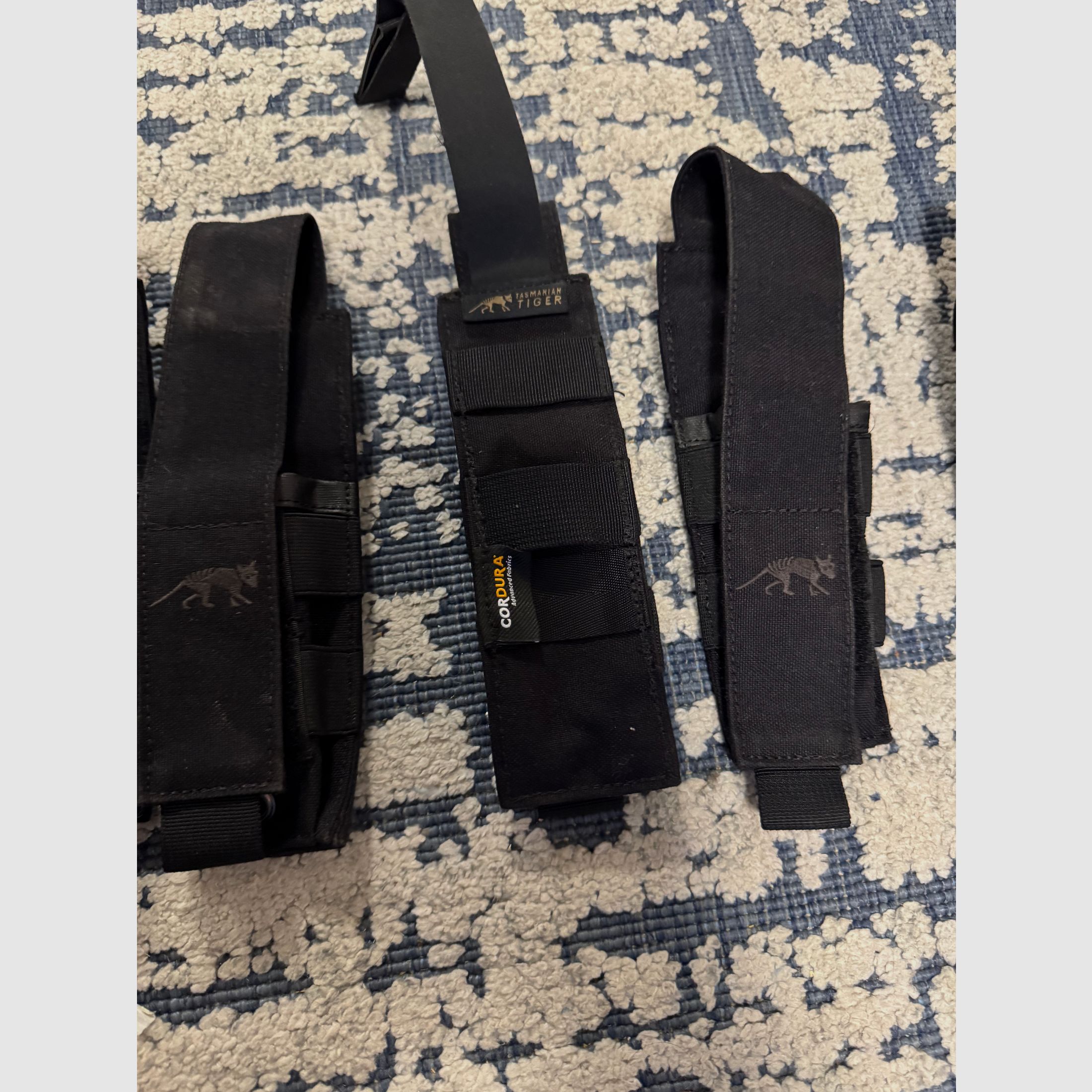6 x Tasmanian Tiger SGL Mag Pouch MKII - Schwarz