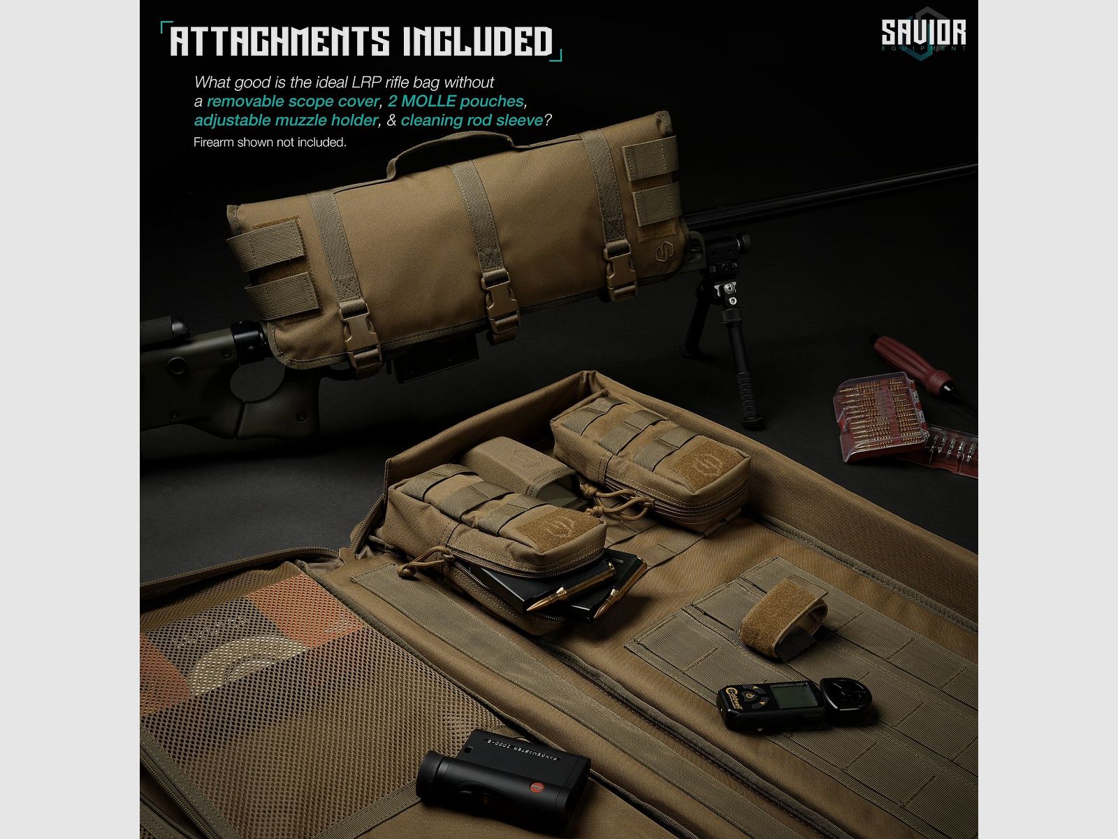 Savior – Futteral für Repetierbüchse LRP SAVIOR SPECIALIST RIFLE TAN 55″, Bild 5 von 6