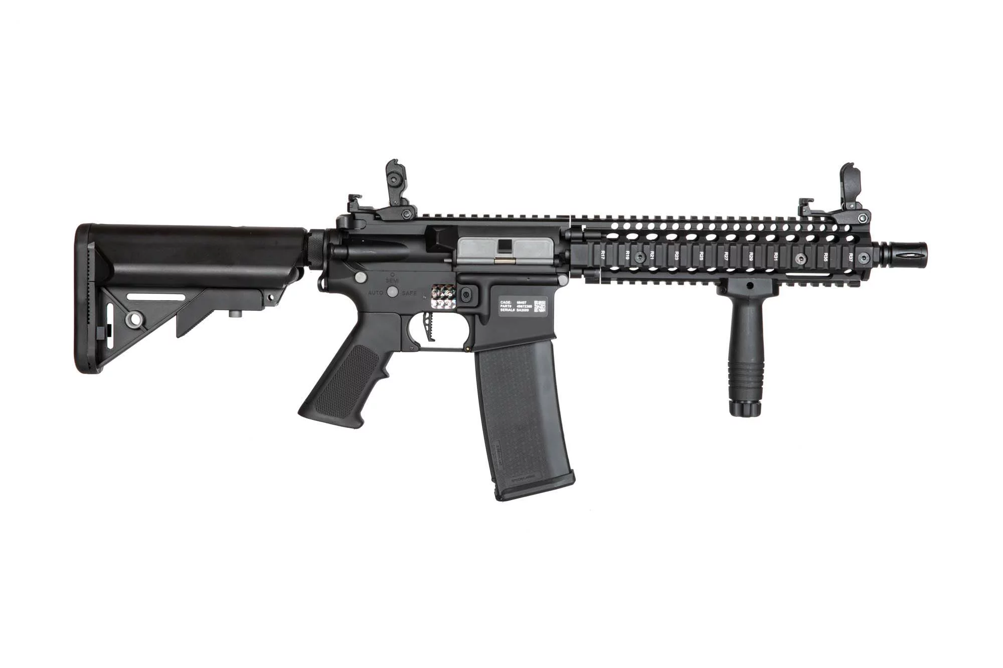 Daniel Defense MK18 SA-E19 EDGE 2.0 airsoft carbine – black, image 26 of 36