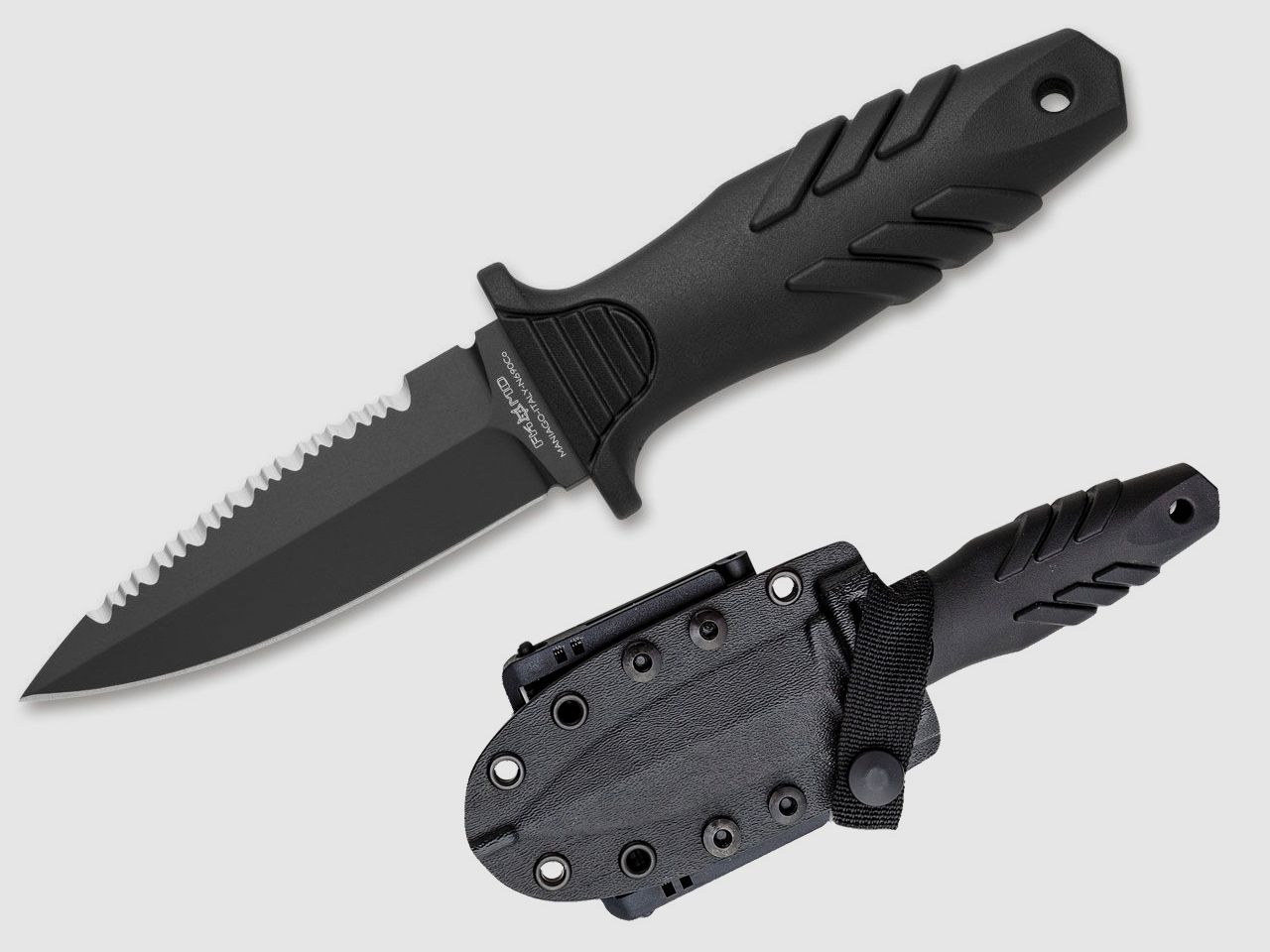 Elementum Dagger All Black Stiefelmesser Dolch