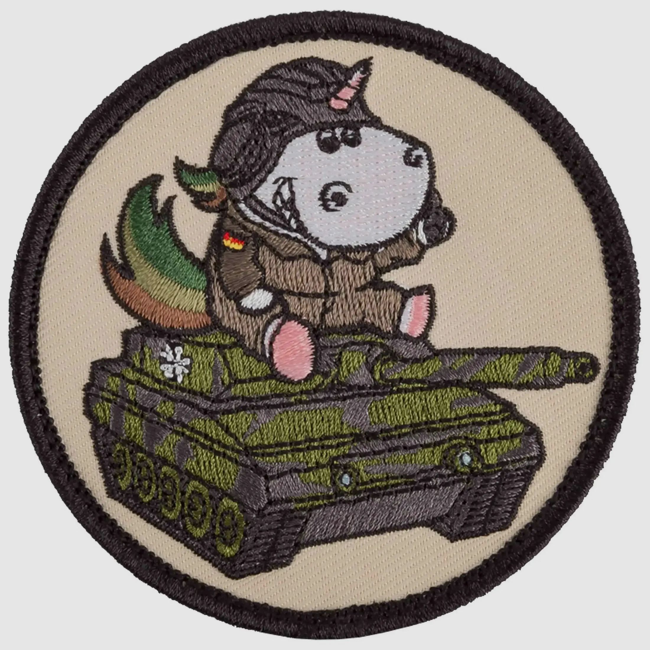 Café Viereck Patch Panzer Einhorn