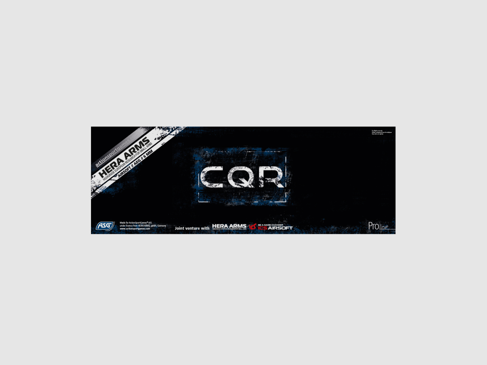 Hera Arms CQR SSS Schwarz – S-AEG Airsoft Gewehr ab 18 Jahren