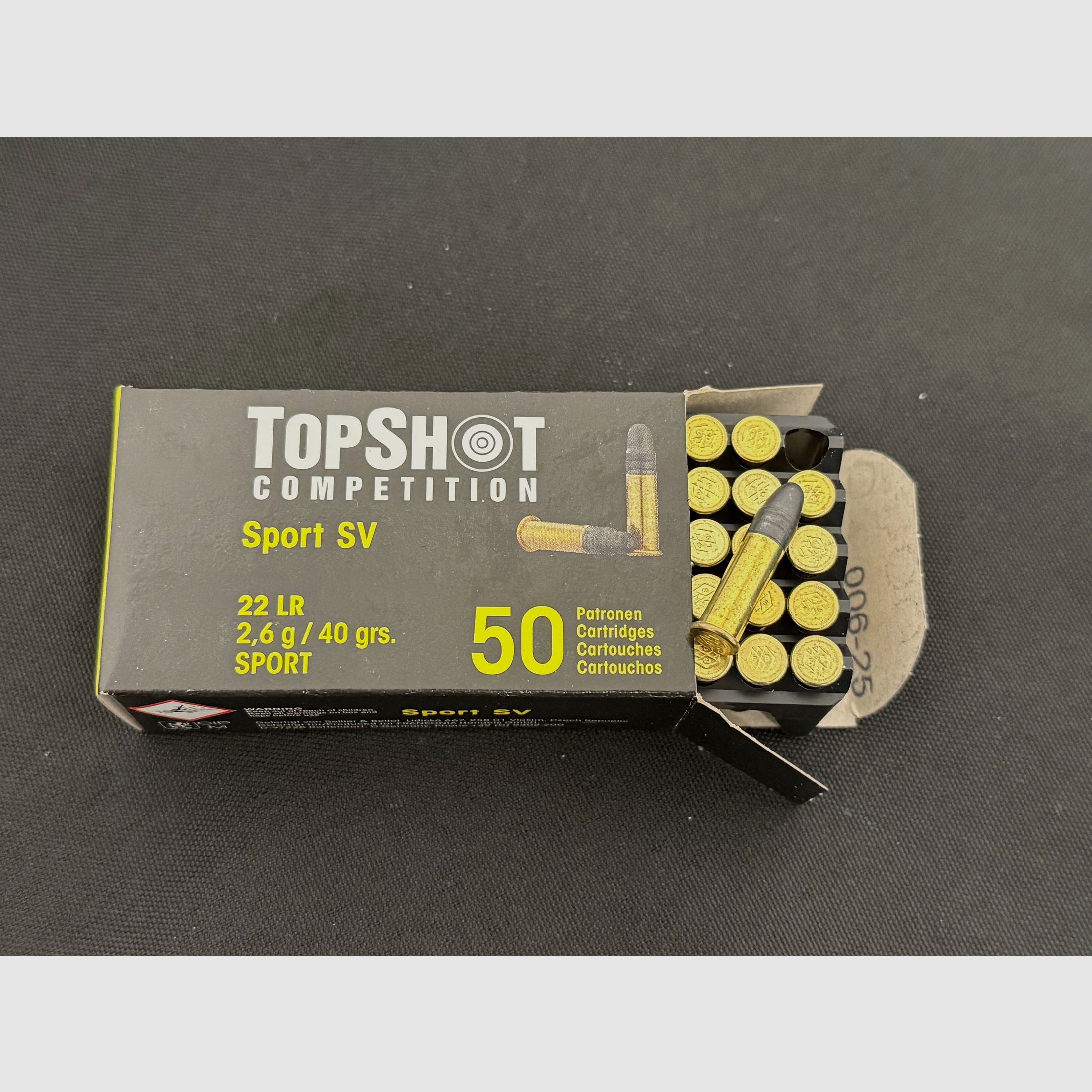 TOPSHOT Competizione Sport SV .22LR 40gr munizioni per carabina a piccolo calibro