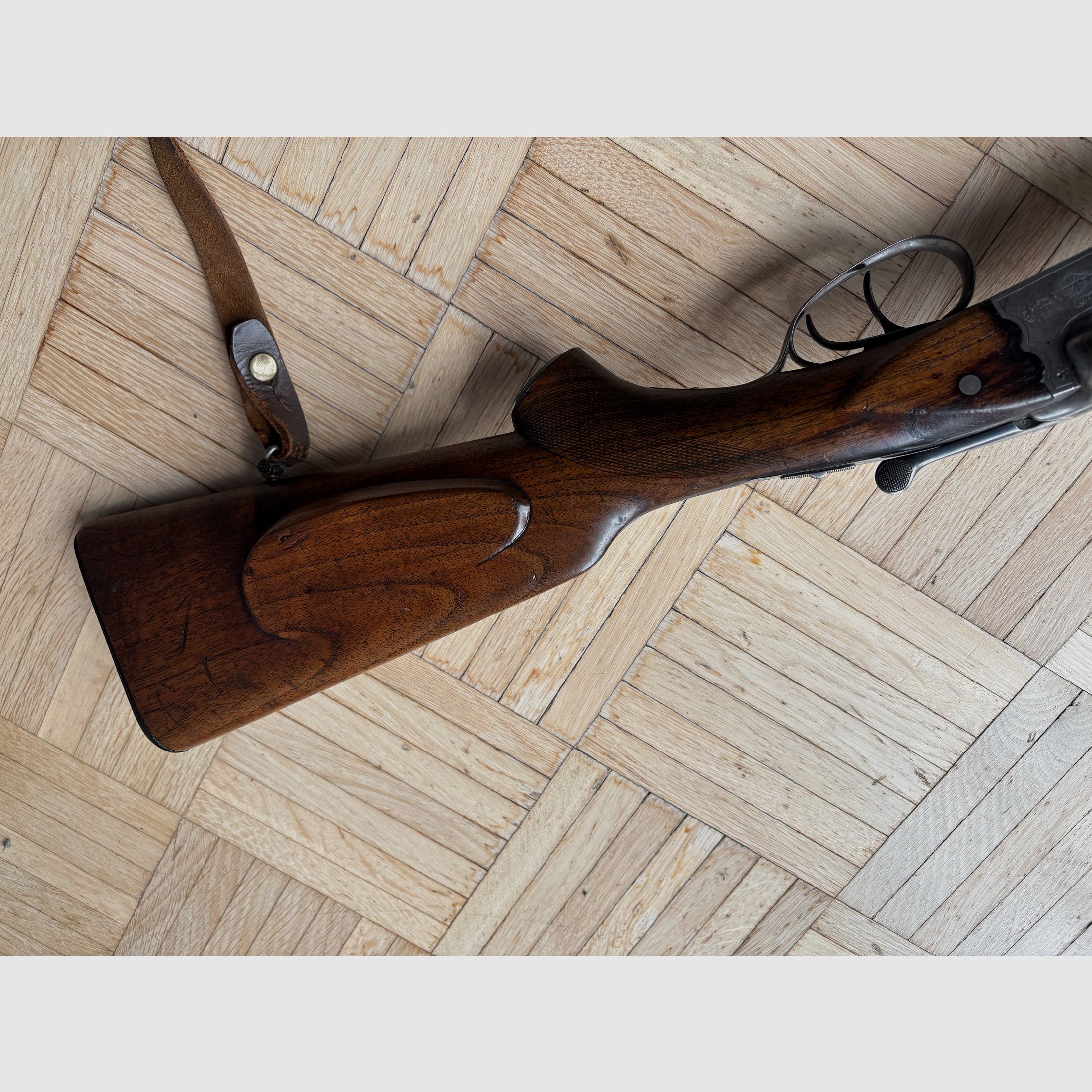 Simson Doppelflinte 16/70 Krupp Spezialgewehr Stahl