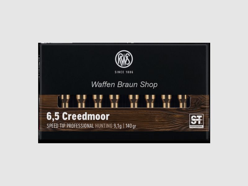 RWS 6,5 Creedmoor, Speed Tip Pro, 9,1g 20 pièces