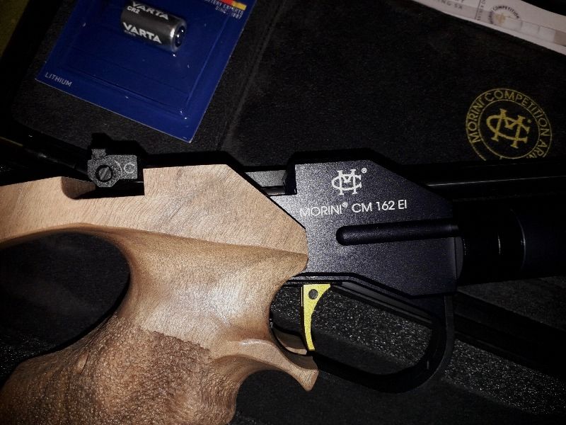 Morini LP CM 162 EI - Titan mit elektronischem Abzug und 2 Kartuschen - NEU - 