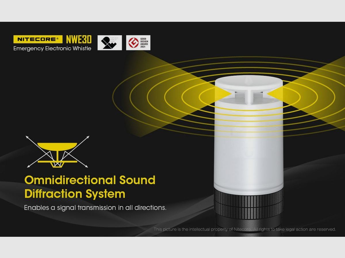 Nitecore sifflet et balise électronique d'urgence, Bild 2 von 26