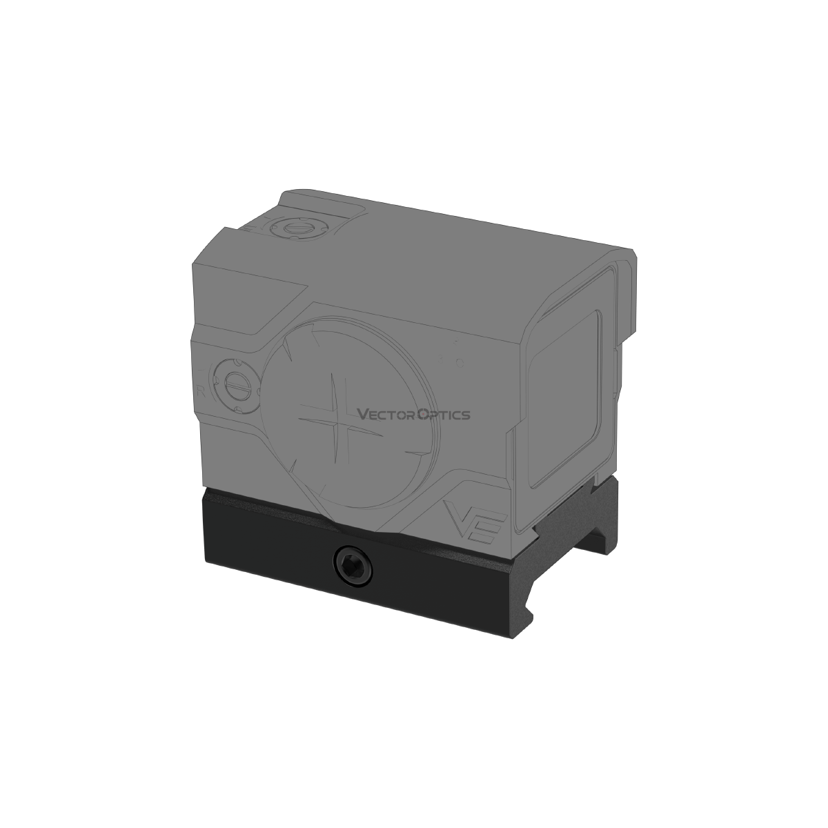 Niska montaż Weaver 46 mm ACRO footprint Vector celownik punktowy Frenzy SCRD-63, zdjęcie 9 z 10
