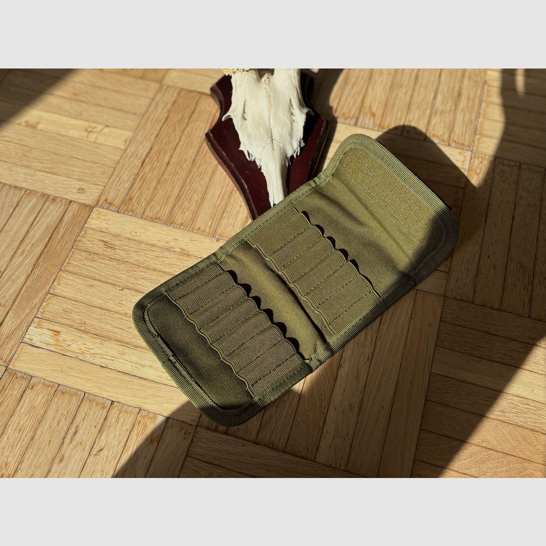 Estuche para cartuchos de caza, bolsa para cartuchos de nylon para cinturón