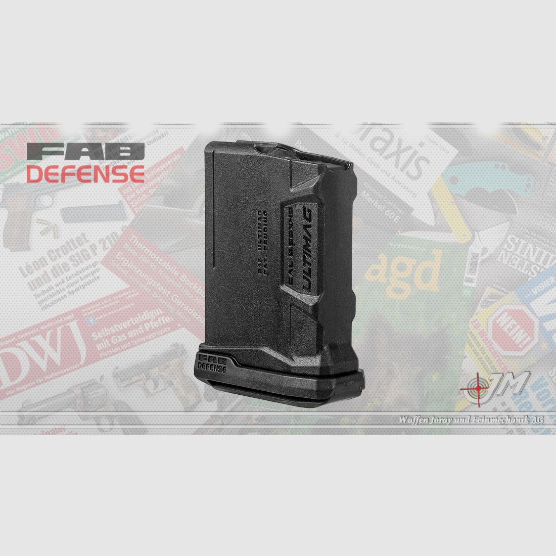 FAB Defense Ultimag AR-15 magazyn 5.56×45, 10-strzałowy (polimer)