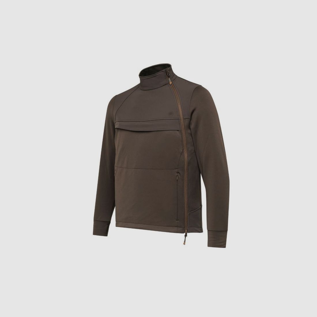 Technische Fleecejacke Beretta mit Fernglashalterung braun Modell Binostash Anorak Art. P3771 T2312 08AA BERETTA, Bild 2 von 6
