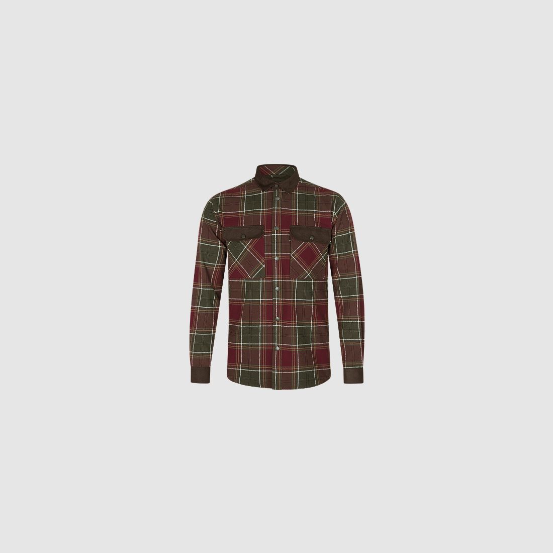 Seeland Banff Camisa Hombre Cuadros Rojos M