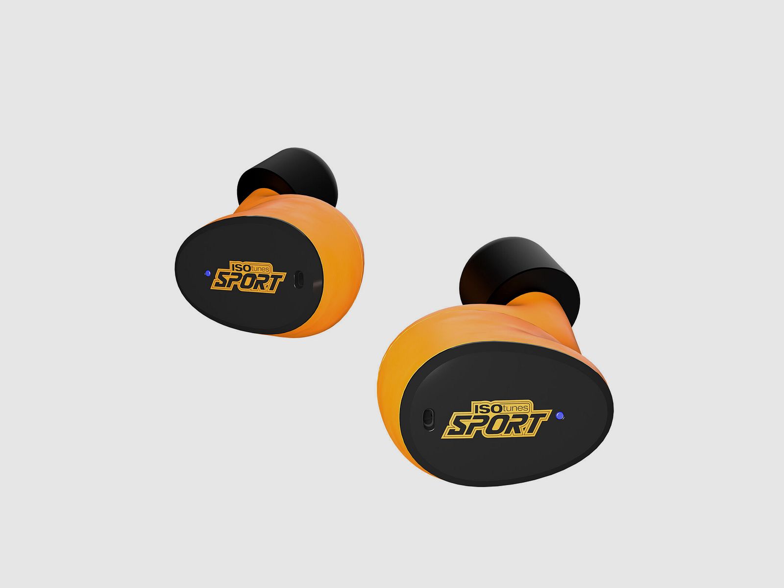 ISOtunes Caliber bouchons d'oreilles électroniques | orange - édition limitée