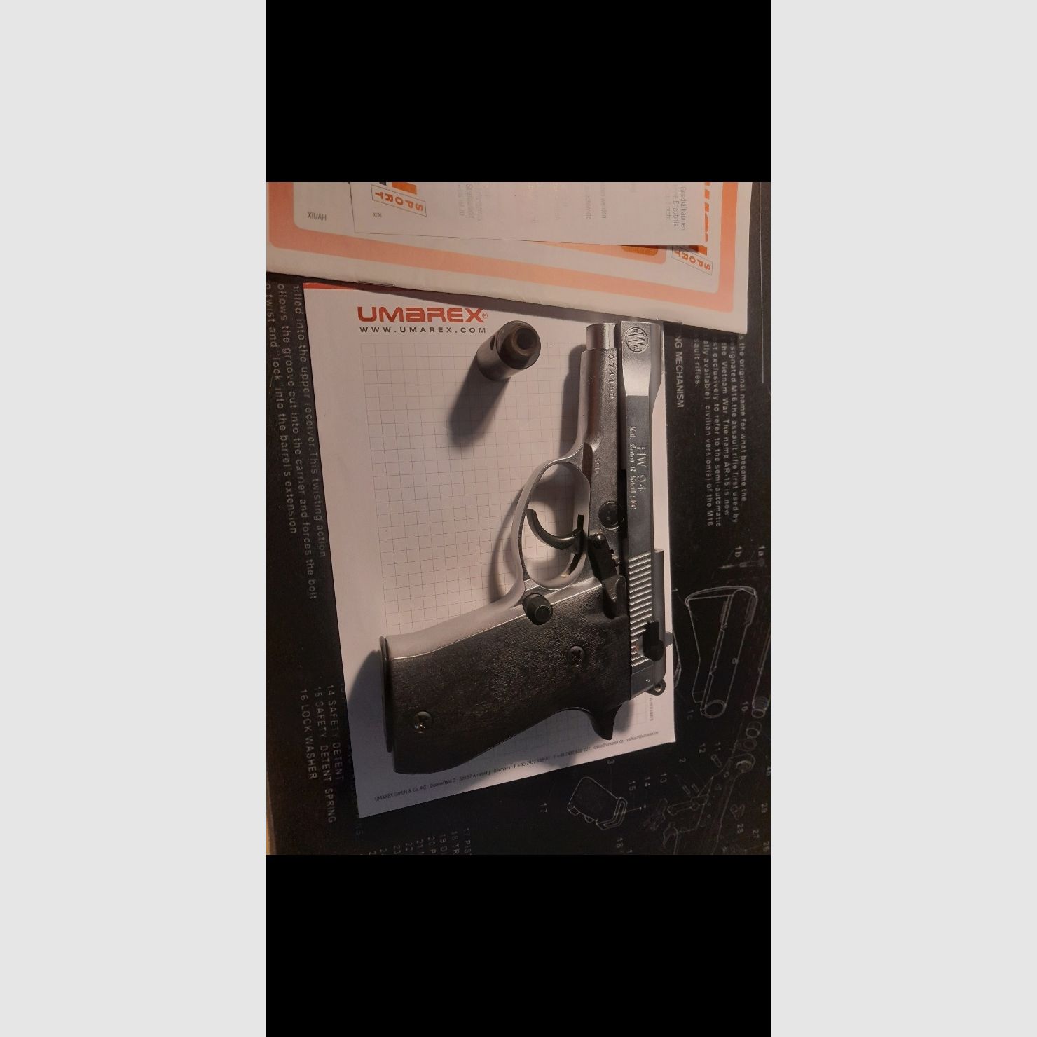 Weihrauch Hw 94 stainless 9mm rk