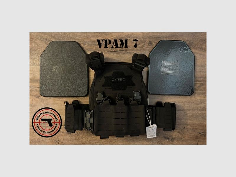 CYTAC Plattenträger mit ballistischen Platten VPAM7