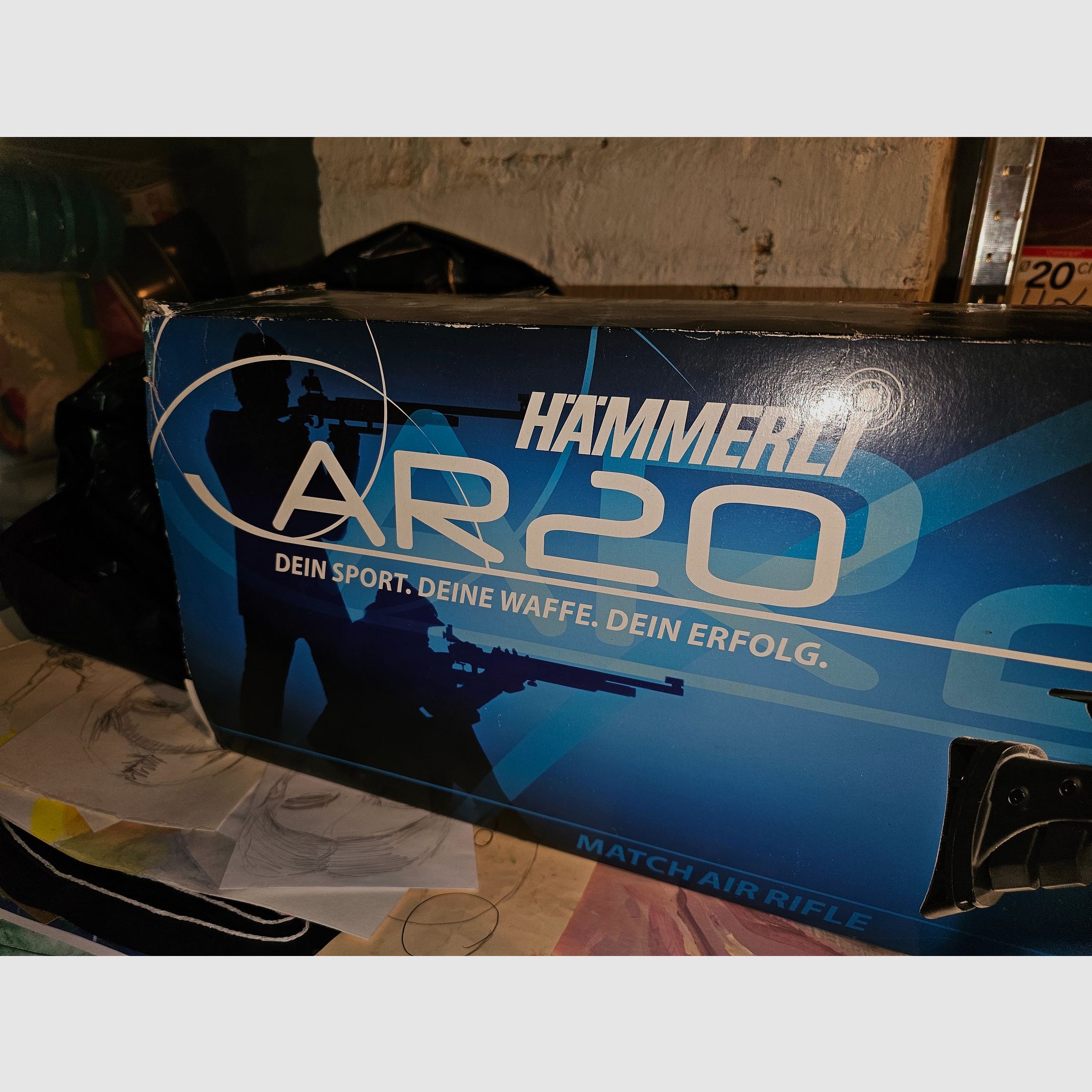 Walther Hämmerli AR 20  Pressluft m.Wa.Diopter