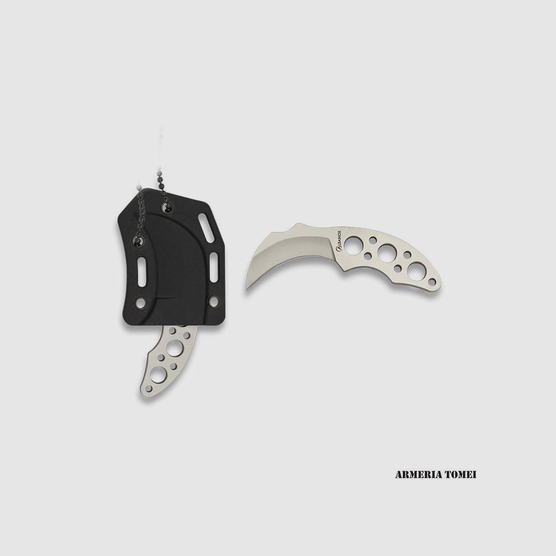 ALBAINOX – NECK KNIFE met Schede