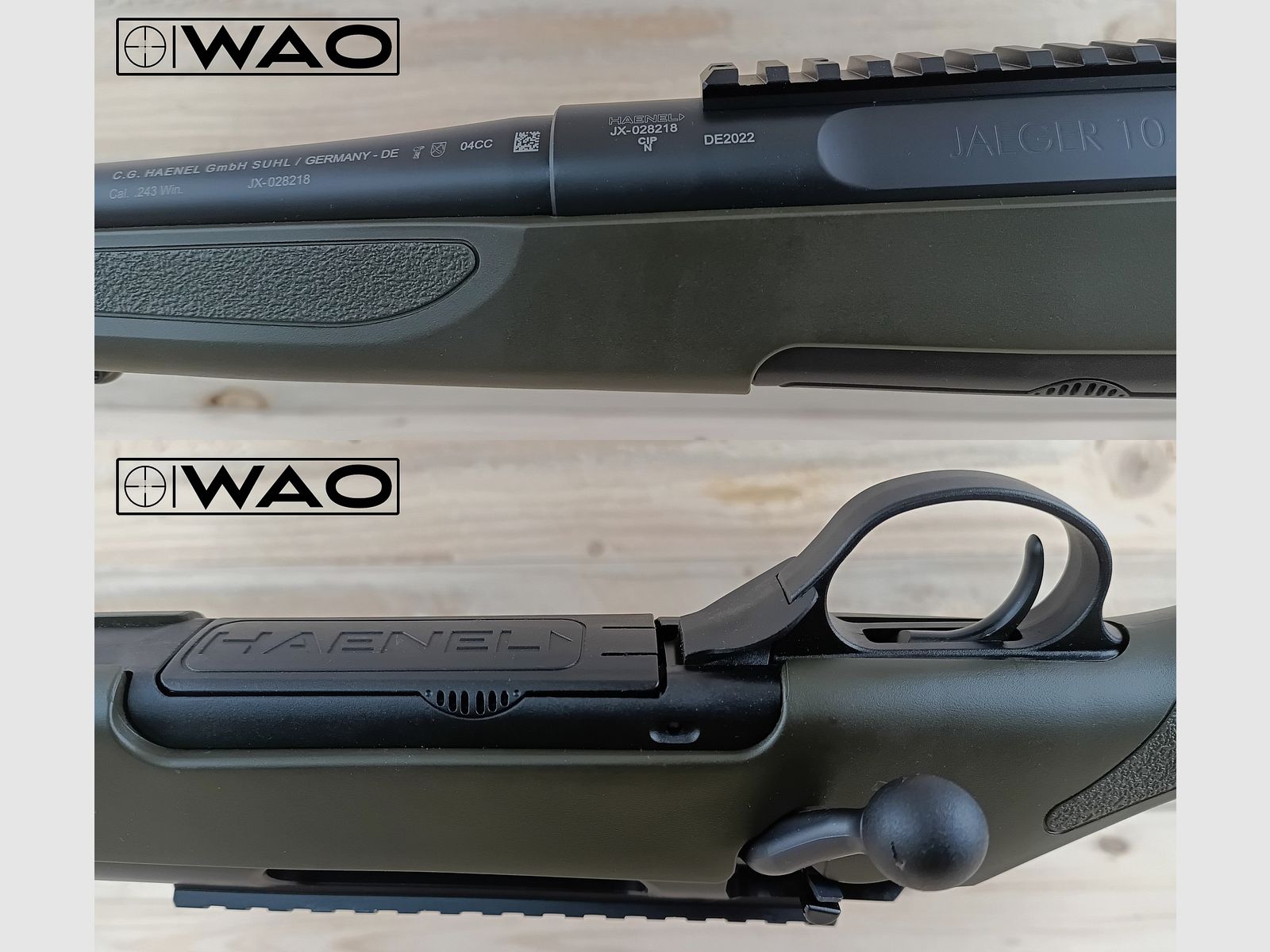 Haenel Jaeger 10 Varmint, Kal. .243Win *mit Kalix Technik CR1*