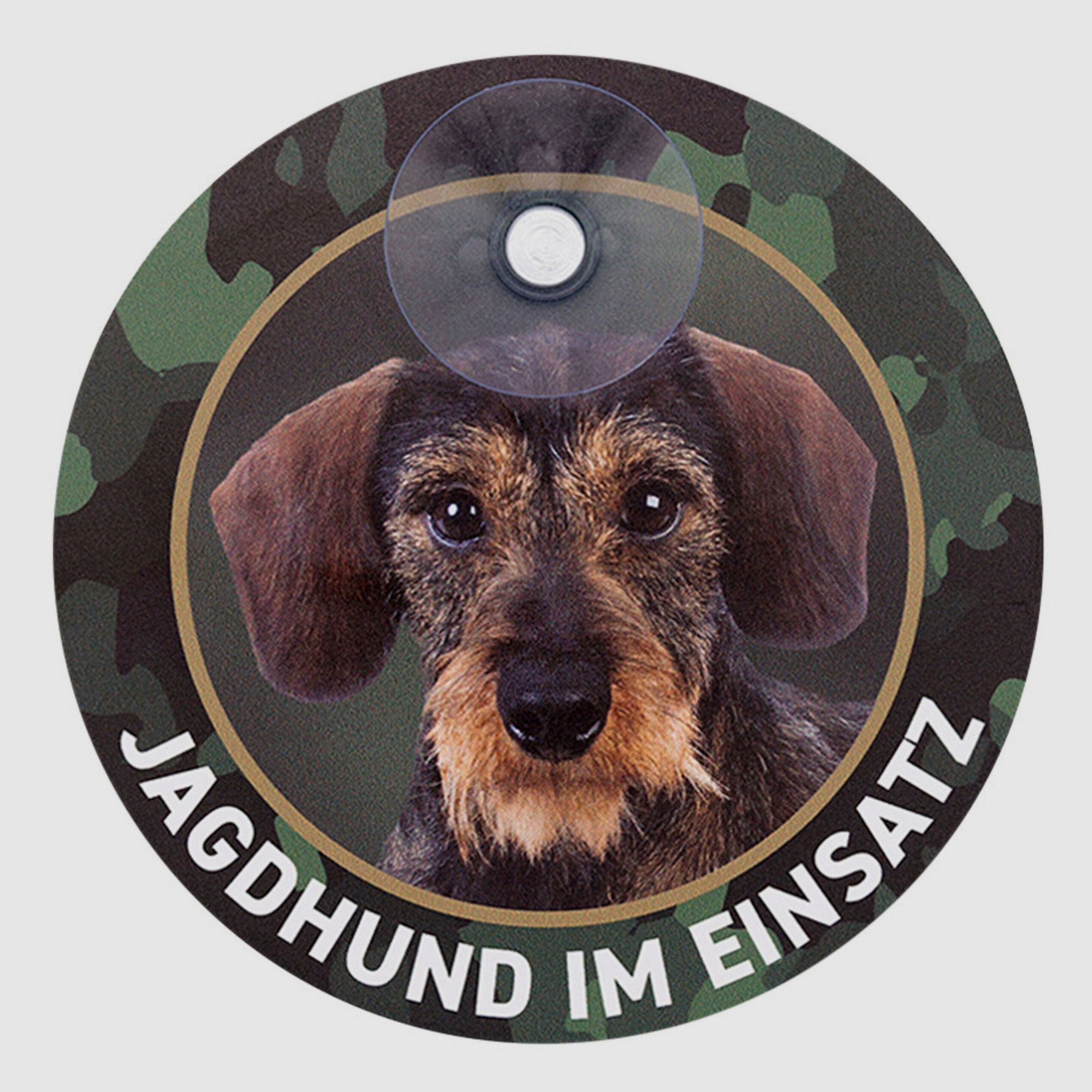Wilde Hilde Original Autoschild Dackel im Einsatz