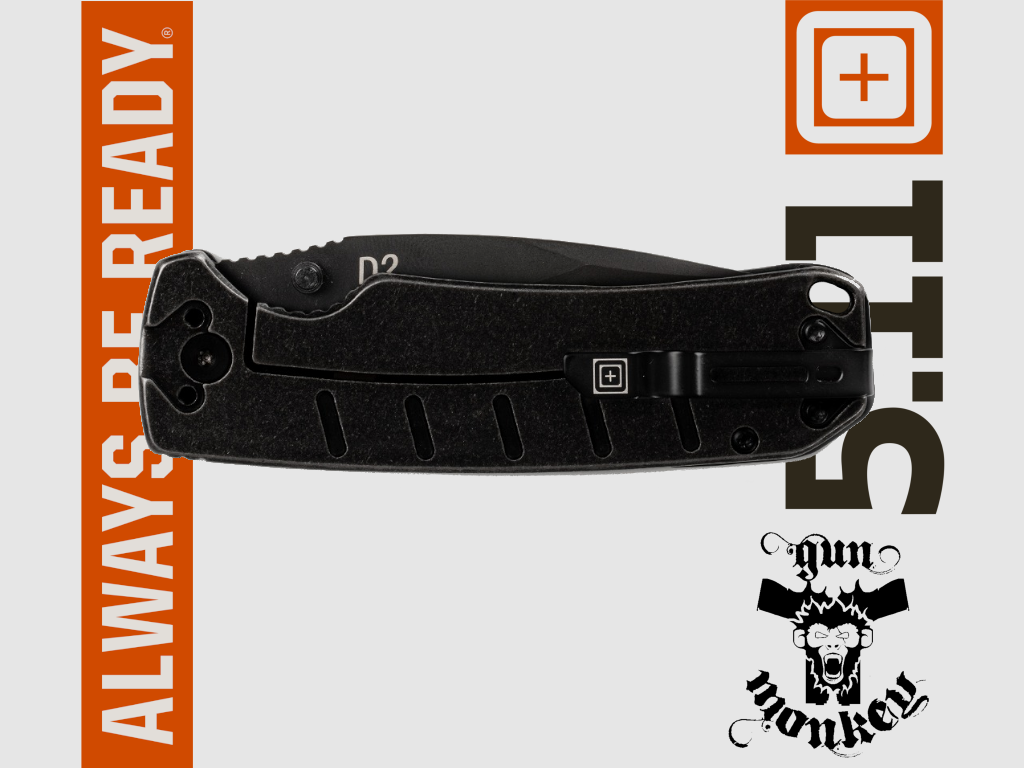 Couteau 5.11 Ryker DP Mini couleur 019 Black (51158), image 3 sur 4