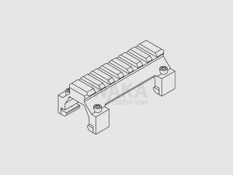 B&T Montage rail NAR Low Profile Mount voor HK MP5/SP5