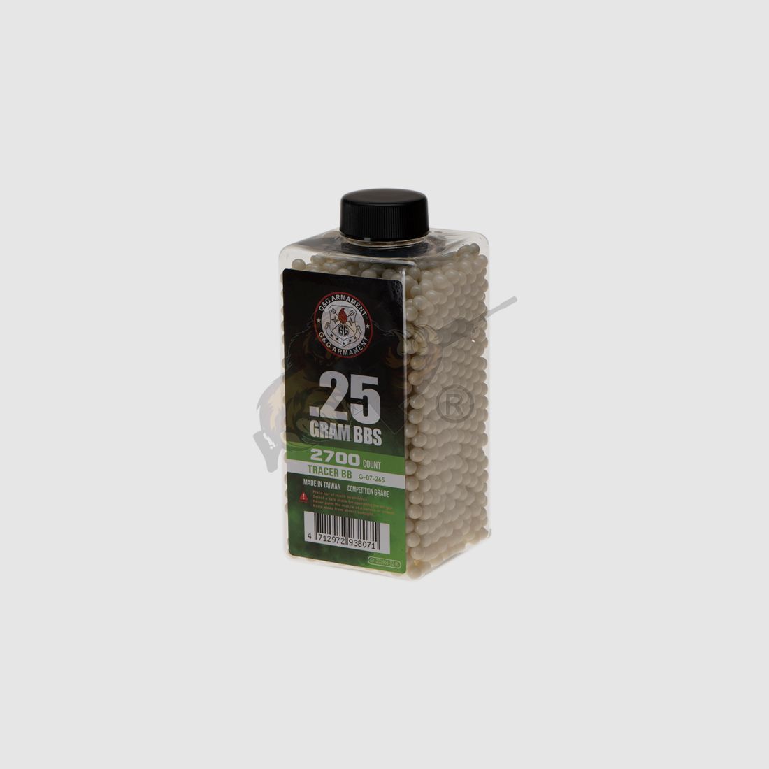 G&G Tracer Airsoft BB 2700rds 0,25g (2.700 Stück) - Leuchtspur Grün