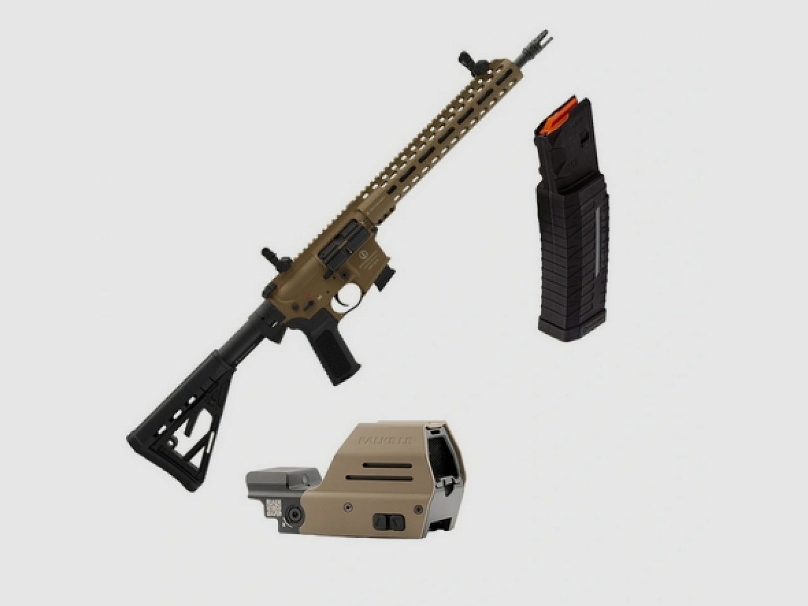 SCHMEISSER AR15-9 M4FL 14,5 FDE Karabiner cal. 9х19, Bild 1 von 4