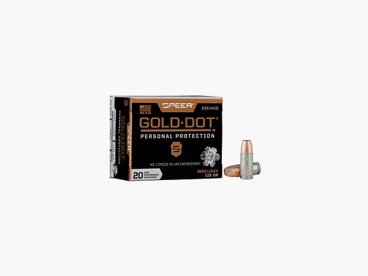 Amunicja SPEER Gold Dot – 9mm – 115 grains – GDHP