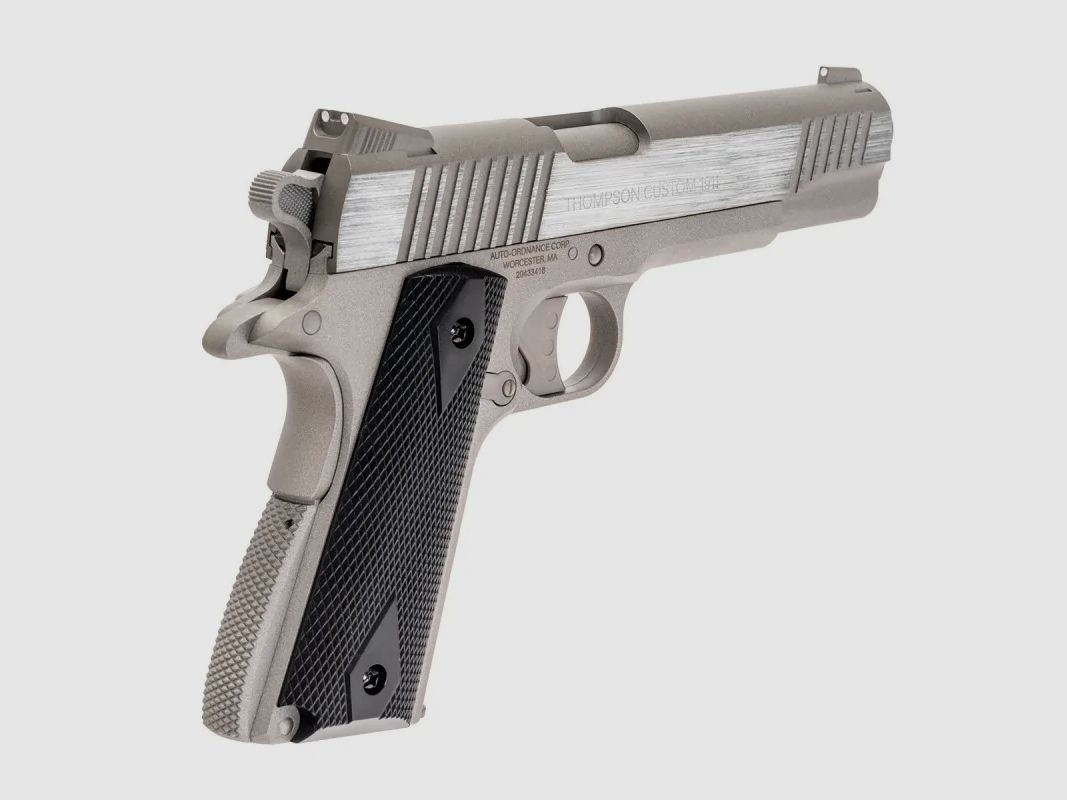 WIATRÓWKA CYBERGUN AUTO-ORDNANCE THOMPSON 1911 SILVER 4,5MM, zdjęcie 3 z 4